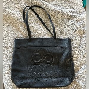 Authentic COACH Julia Op Art Leather Tote